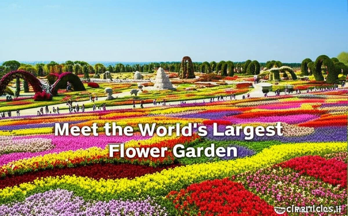 راهنمای کامل بازدید از باغ معجزه دبی (میراکل گاردن) + قیمت بلیط و ساعت کار