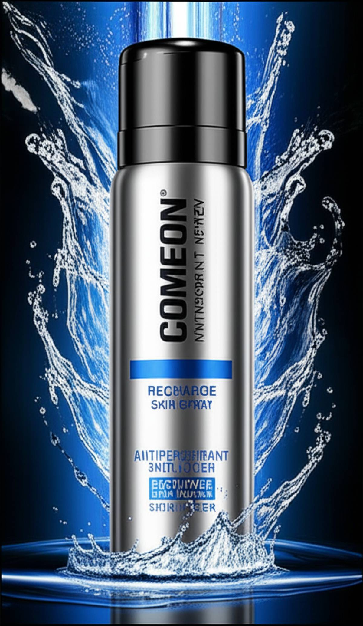 داروخانه اسپری ضد تعریق مردانه کامان ریشارژ اسکین واتر | ویژگی ها