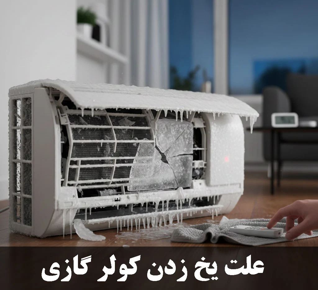 علت یخ زدن کولر گازی