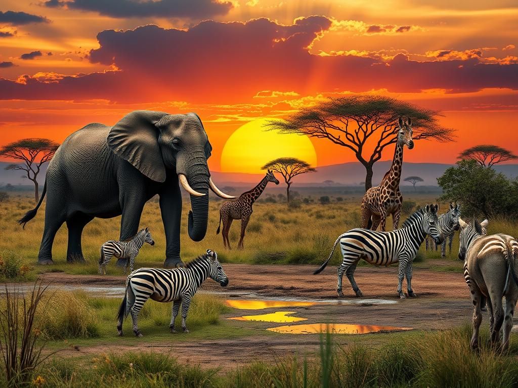 آفریقا | بهترین تجربه سافاری و تماشای حیات وحش جهان