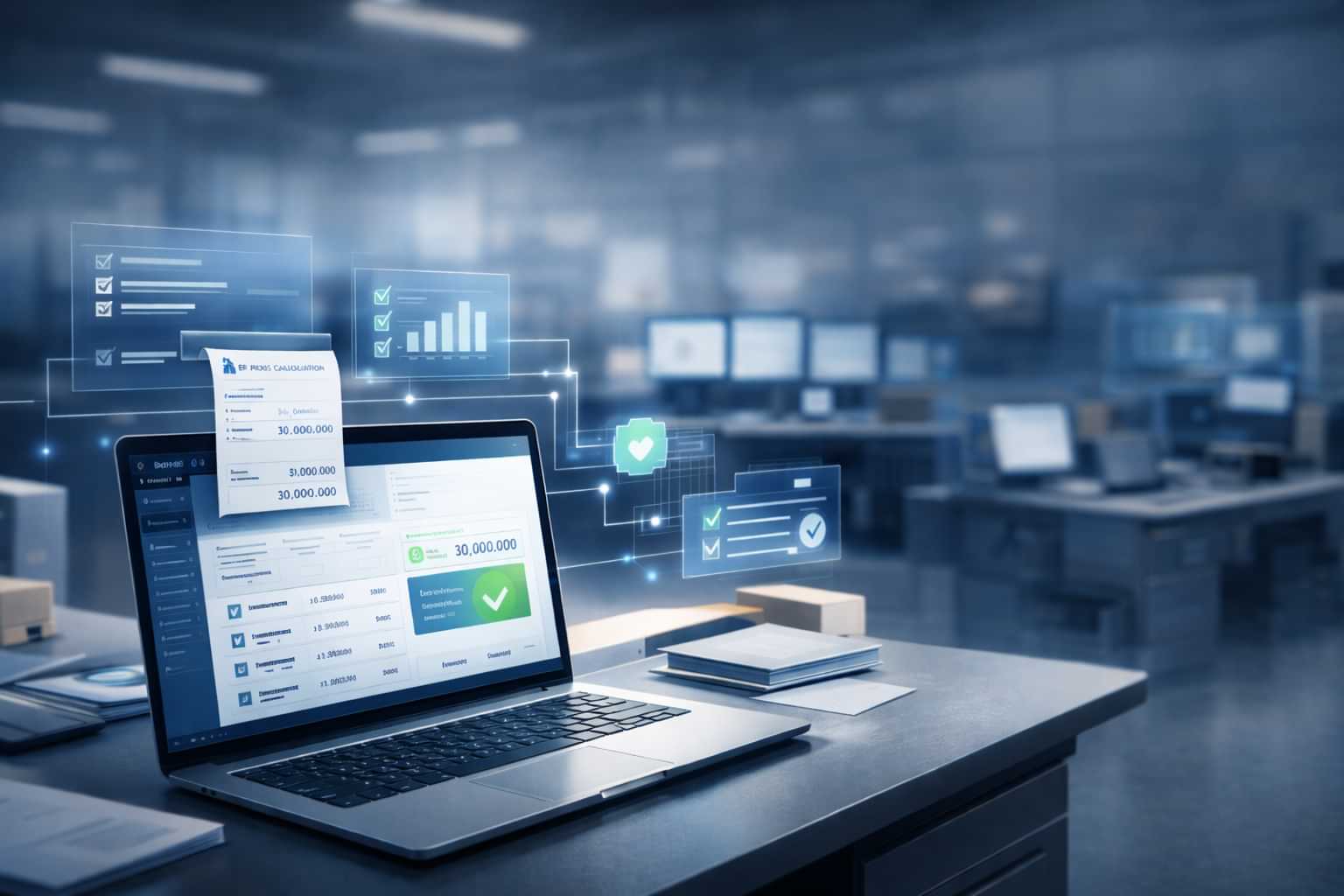 محاسبه آنلاین عیدی ۱۴۰۵ در سیستم ERP (بدون نیاز به اکسل)