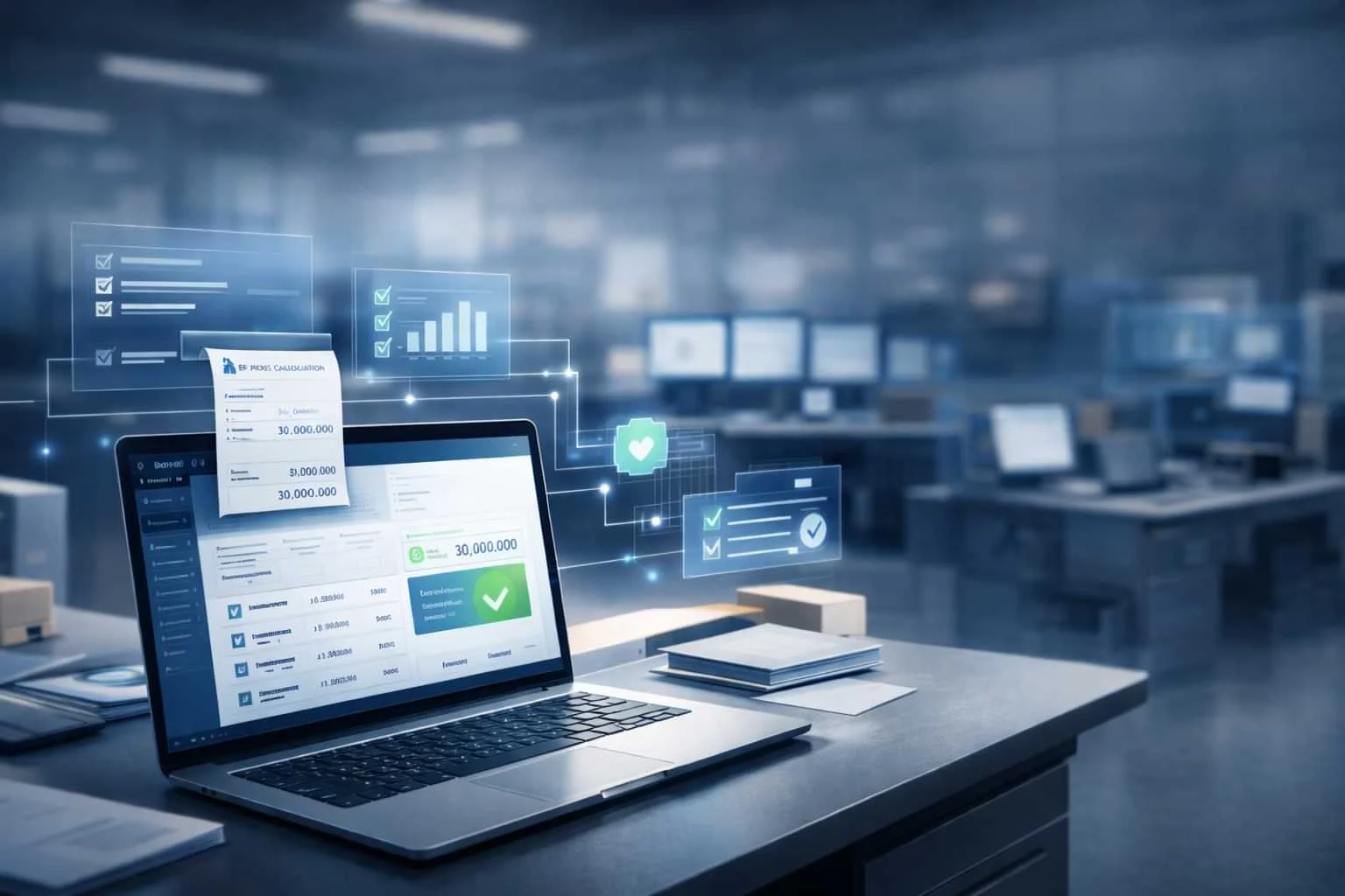 محاسبه آنلاین عیدی ۱۴۰۵ در سیستم ERP (بدون نیاز به اکسل)